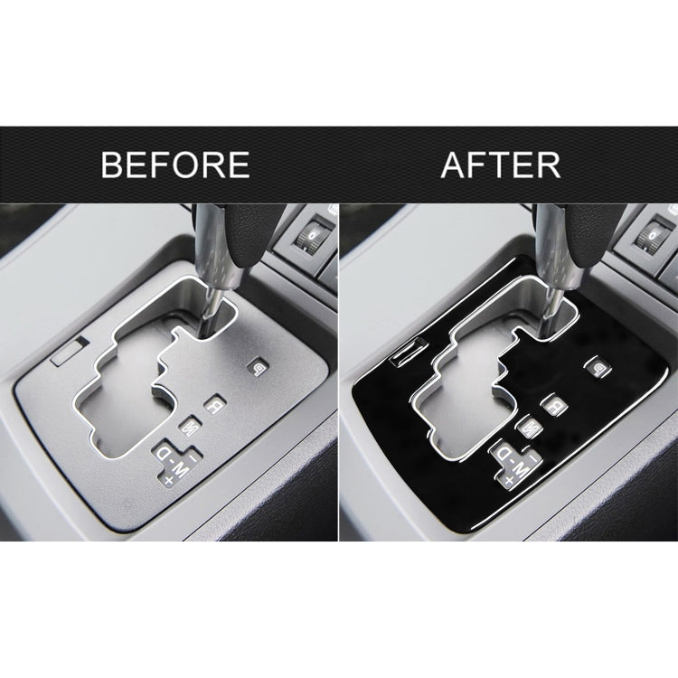 For Mazda 3 Axela 2010-2013 2 in 1 Car Gear Panel Decorative Sticker, Right Drive - Car Interior Mouldings by PMC TechLife | Online Shopping South Africa | PMC TechLife | Buy Now Pay Later Mobicred