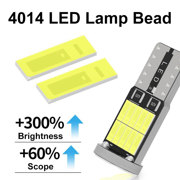 10pcs T10 4014-26SMD Car Bright Lights LED Clearance Light Lamp Reading Light (Yellow Light) - Clearance Lights by PMC TechLife | Online Shopping South Africa | PMC TechLife | Buy Now Pay Later Mobicred