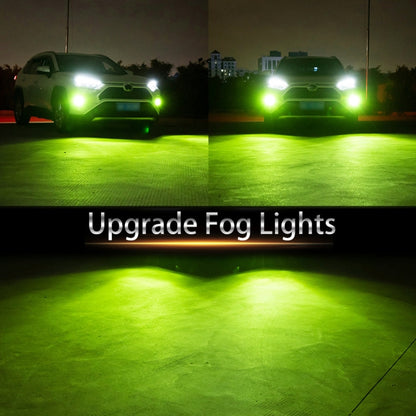 1 Pair H4 DC12V 7.8W Car LED Fog Light (Lime Green) - Fog / Driving Lights by PMC Jewellery | Online Shopping South Africa | PMC Jewellery | Buy Now Pay Later Mobicred