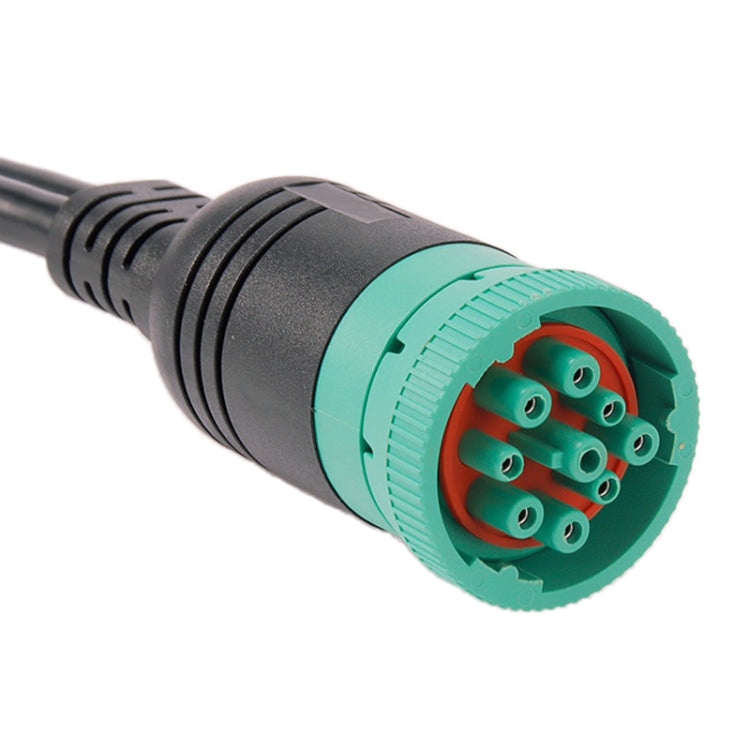 For Cummins J1939 9 Pin Connector Diagnosis Cable - Cables & Connectors by PMC TechLife | Online Shopping South Africa | PMC TechLife