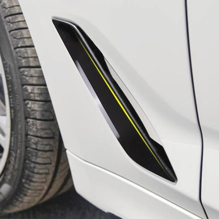 Car ABS Fender Decorative Sticker for BMW 5 Series 525Li 530Li, Bright Black - Car Interior Mouldings by PMC TechLife | Online Shopping South Africa | PMC TechLife | Buy Now Pay Later Mobicred