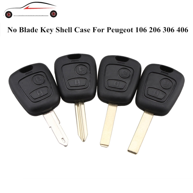 2 PCS Car 307 Mouth Remote Control Key Case Cover for PSA Peugeot Citroen - Car Key Cases by PMC TechLife | Online Shopping South Africa | PMC TechLife | Buy Now Pay Later Mobicred