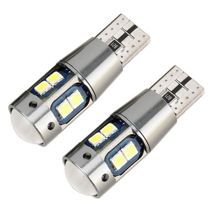 2 PCS T10 DC12V / 2.3W / 6000K / 180LM 10LEDs SMD-3030 Car Clearance Light, with Decoding - Clearance Lights by PMC Jewellery | Online Shopping South Africa | PMC Jewellery | Buy Now Pay Later Mobicred