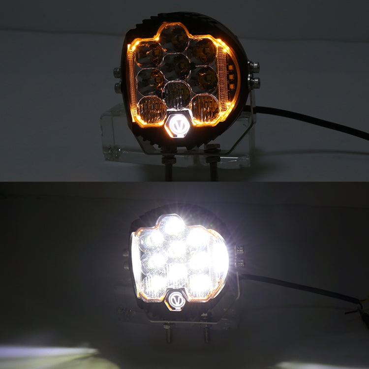 5 inch DC12V-24V 5000LM 6500K 50W Car LED Headlight for Jeep Wrangler / Harley - LED Headlamps by PMC TechLife | Online Shopping South Africa | PMC TechLife | Buy Now Pay Later Mobicred