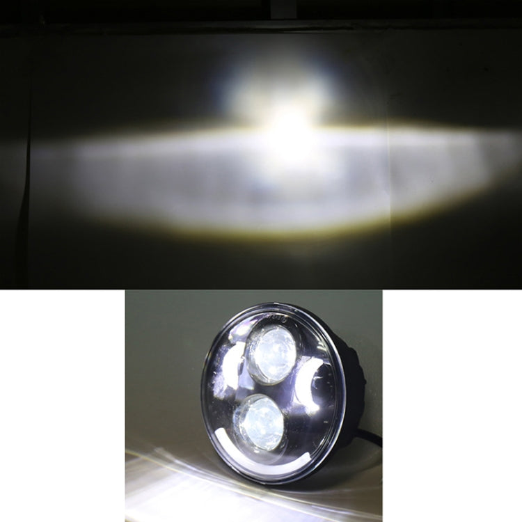 5.75 inch DC12V 6000K-6500K 40W Car LED Headlight for Harley (Silver) - LED Headlamps by PMC TechLife | Online Shopping South Africa | PMC TechLife | Buy Now Pay Later Mobicred