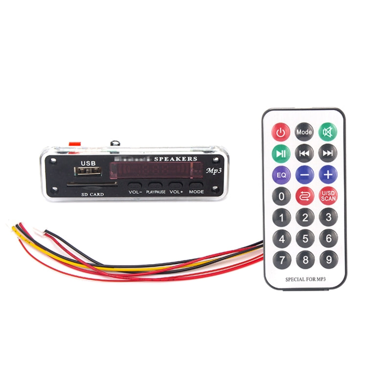 Car 5V Color Screen Audio MP3 Player Decoder Board FM Radio SD Card USB, with Bluetooth Function & Remote Control - free shipping - PMC TechLife - Order now!