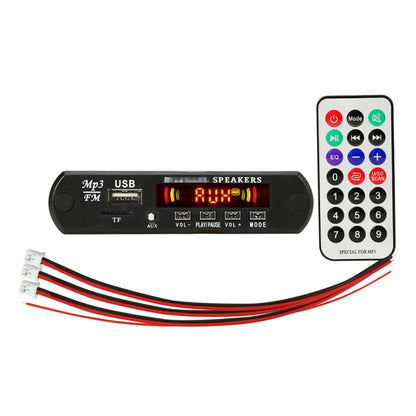 Car 12V 2x3W Audio MP3 Player Decoder Board FM Radio TF USB 3.5mm AUX, with Bluetooth / Recording Call Function / Power Amplifier / Remote Control - Car MP3 & MP4 & MP5 by PMC Jewellery | Online Shopping South Africa | PMC Jewellery | Buy Now Pay Later Mobicred