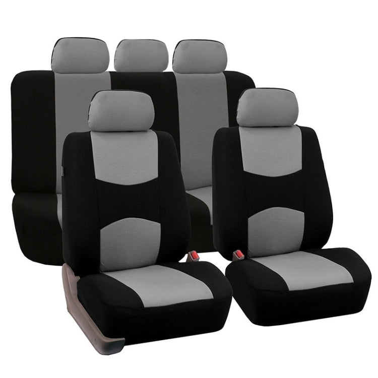 9 in 1 Universal Four Seasons Anti-Slippery Cushion Mat Set for 5 Seat Car, Style:Ordinary (Grey) - Seat Accessories by PMC Jewellery | Online Shopping South Africa | PMC Jewellery | Buy Now Pay Later Mobicred