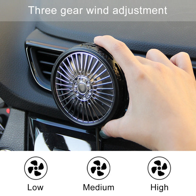 F203B Portable Car Air Outlet Sucker Electric Cooling Fan with Aromatherapy - Heating & Fans by PMC TechLife | Online Shopping South Africa | PMC TechLife | Buy Now Pay Later Mobicred
