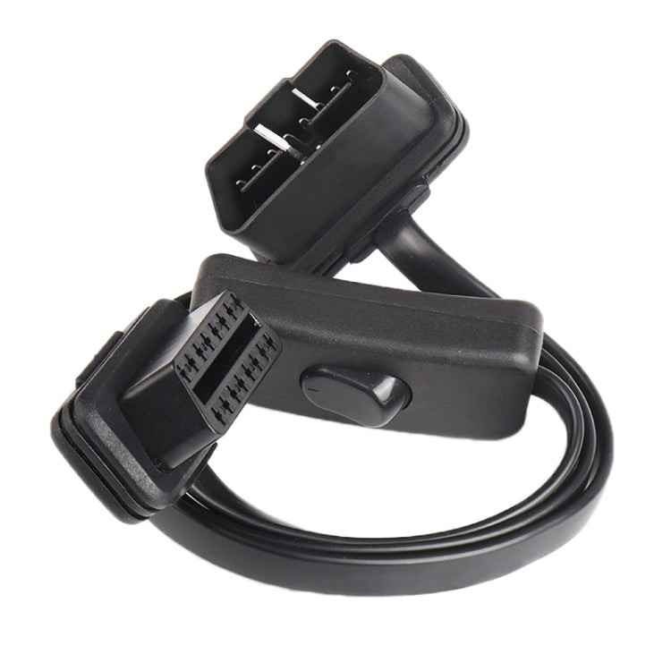 16PIN Car Ultra-thin OBD Diagnostic Extended Cable OBD2 Cable with Switch - free shipping - PMC TechLife - Order now!
