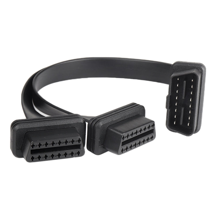 2 in 1 16PIN Car Straight Head OBD Diagnostic Extended Cable OBD2 Cable - Cables & Connectors by PMC TechLife | Online Shopping South Africa | PMC TechLife | Buy Now Pay Later Mobicred