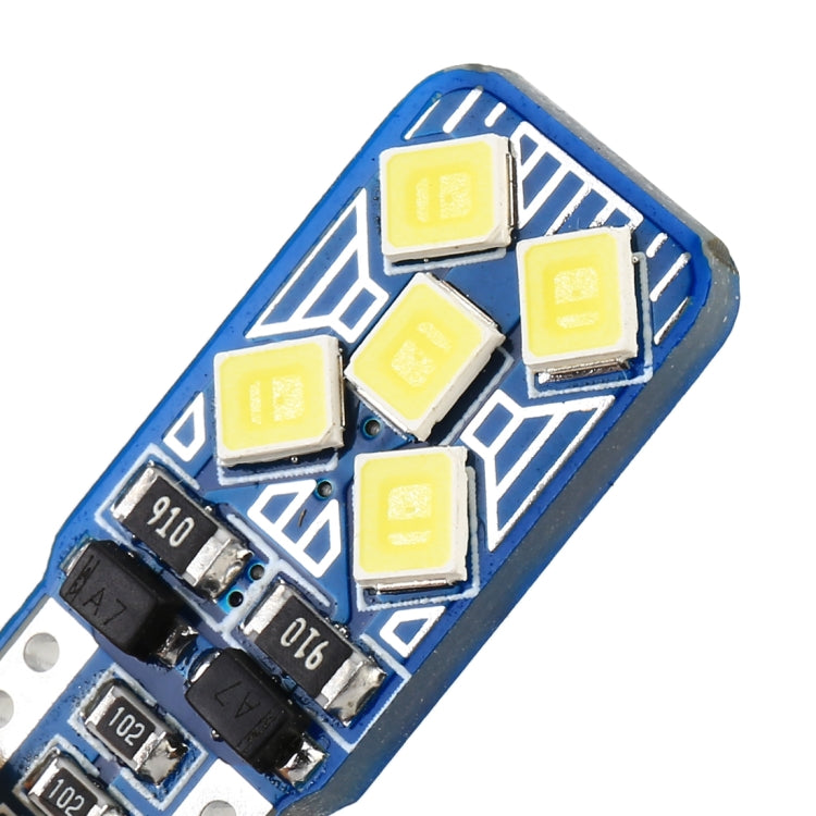 2 PCS T10 / W5W / 168 DC12V 1.8W 6000K 130LM 10LEDs SMD-2835 Car Reading Lamp Clearance Light, with Decoder - Clearance Lights by PMC TechLife | Online Shopping South Africa | PMC TechLife | Buy Now Pay Later Mobicred