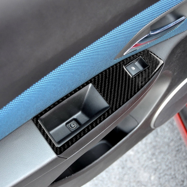 Car Carbon Fiber Window Lift Switch Panel Decorative Sticker for Chevrolet Cruze 2009-2015, Left Drive - Car Interior Mouldings by PMC TechLife | Online Shopping South Africa | PMC TechLife | Buy Now Pay Later Mobicred