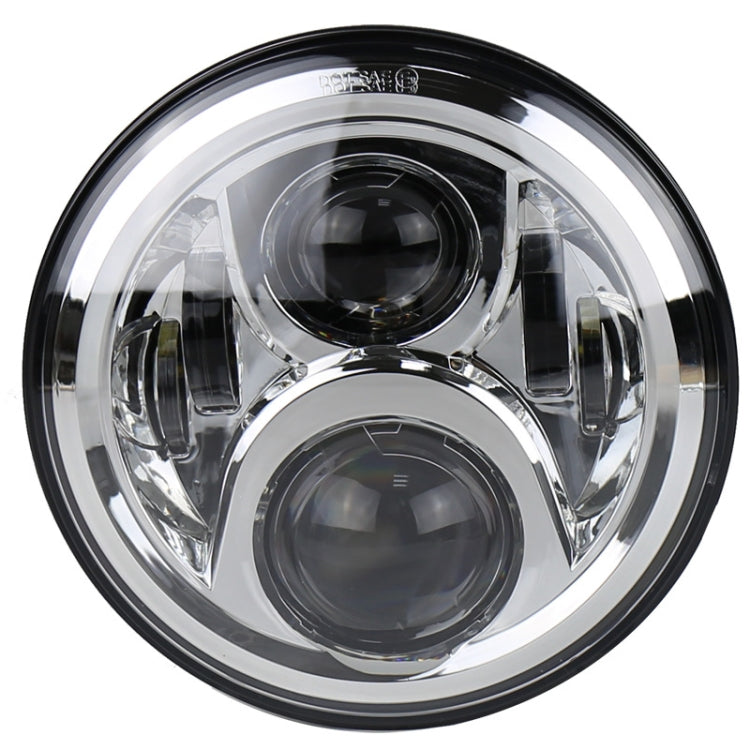 7 inch Round LED Motorcycle Headlight Modified Spotlight for Honda (Silver) - Headlights by PMC TechLife | Online Shopping South Africa | PMC TechLife | Buy Now Pay Later Mobicred