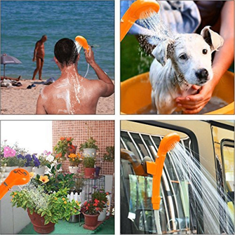 12V Portable Outdoor Car Electric Shower Sprinkler Washer (Orange) - Car washing supplies by PMC TechLife | Online Shopping South Africa | PMC TechLife | Buy Now Pay Later Mobicred