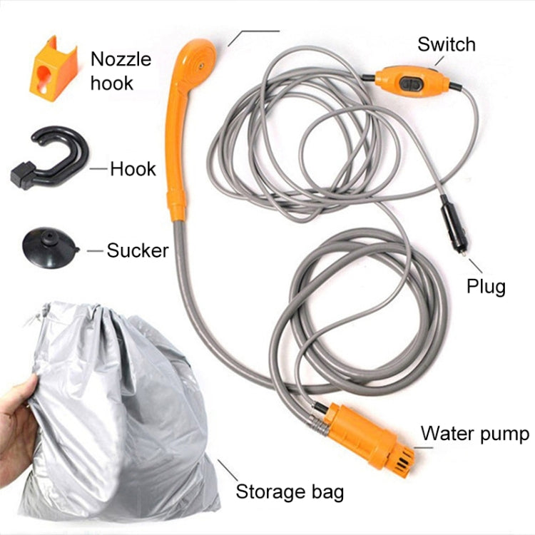 12V Portable Outdoor Car Electric Shower Sprinkler Washer (Blue) - Car washing supplies by PMC TechLife | Online Shopping South Africa | PMC TechLife | Buy Now Pay Later Mobicred