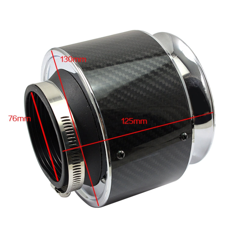XH-UN013 Car Universal Modified High Flow Carbon Fiber Mushroom Head Style Air Filter - Air Intake System by PMC TechLife | Online Shopping South Africa | PMC TechLife | Buy Now Pay Later Mobicred