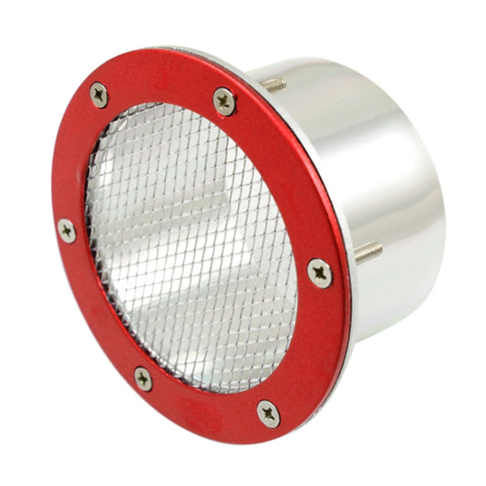 XH-UN017 Car Universal Modified Aluminum Air Inlet Decoration (Red) - Air Intake System by PMC Jewellery | Online Shopping South Africa | PMC Jewellery | Buy Now Pay Later Mobicred