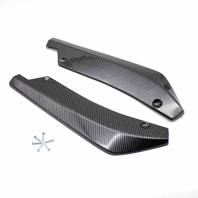 XH-6134 Carbon Texture Car Universal Modified Rear Spoiler Anti-collision Protector Bar Strip Guard Sticker - Anti Collision Sticker by PMC Jewellery | Online Shopping South Africa | PMC Jewellery | Buy Now Pay Later Mobicred