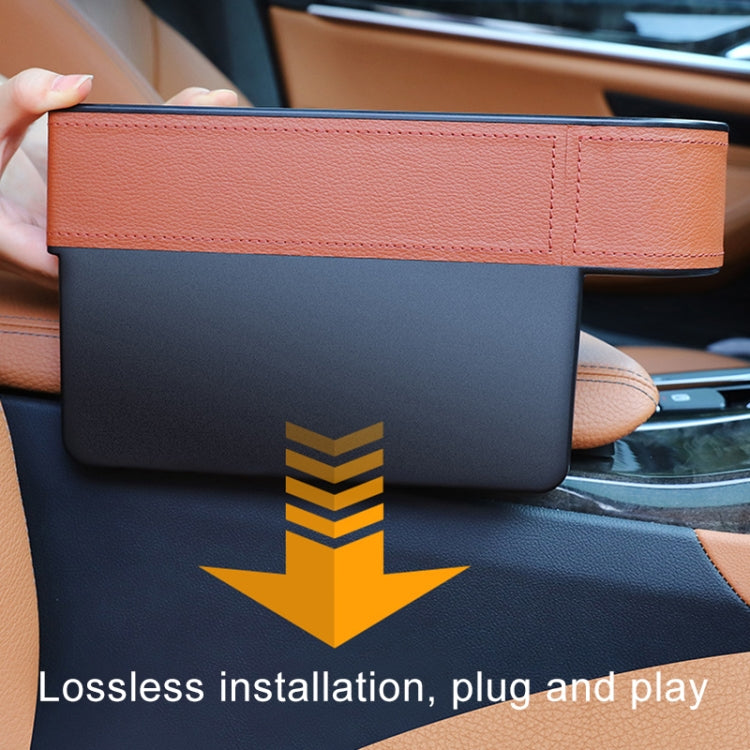 2 PCS Car Multi-functional Console Box Cup Holder Seat Gap Side Storage Box (Black) - Stowing Tidying by PMC TechLife | Online Shopping South Africa | PMC TechLife | Buy Now Pay Later Mobicred