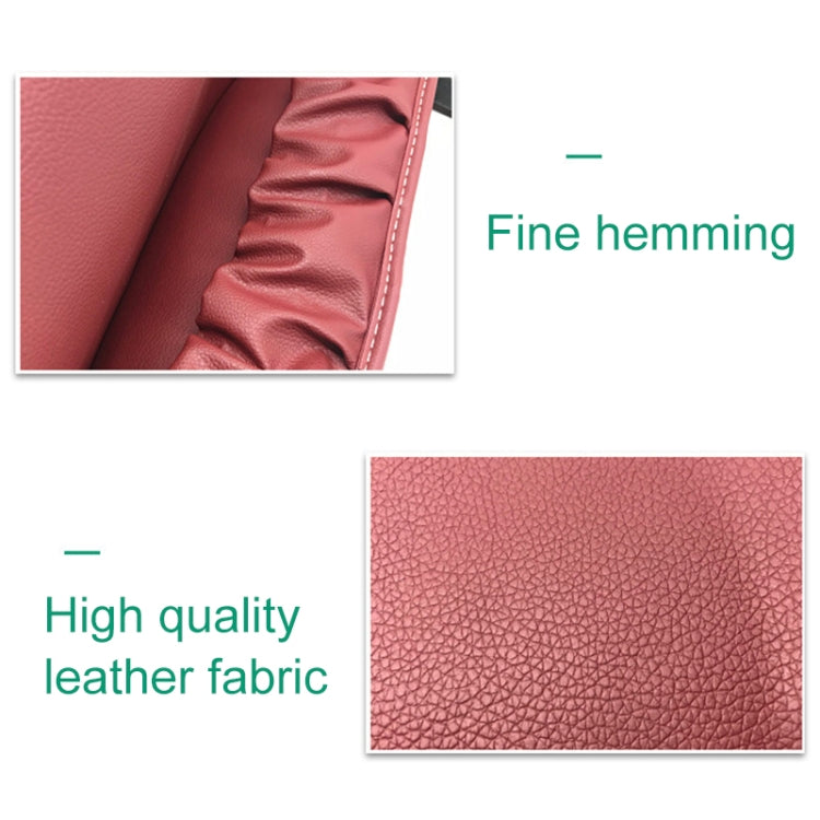 Car Front Seat Hanging Bag Paper Towel / Water Cup Storage Bag(Wine Red) - Tissue Boxes by PMC Jewellery | Online Shopping South Africa | PMC Jewellery | Buy Now Pay Later Mobicred