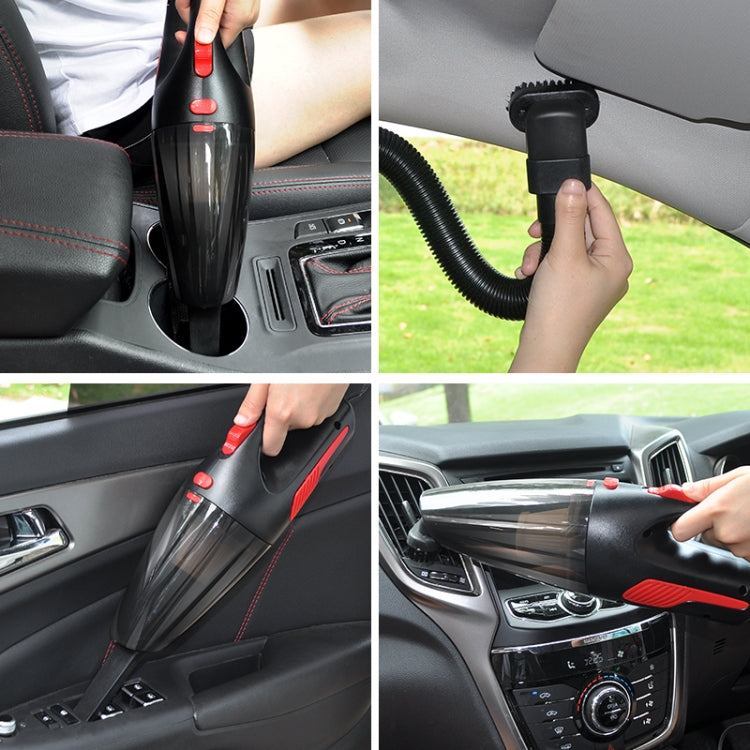 Car Wired Portable 120W Handheld Powerful Vacuum Cleaner with LED Light Cable Length: 5m(White) - Vacuum Cleaner by PMC TechLife | Online Shopping South Africa | PMC TechLife | Buy Now Pay Later Mobicred