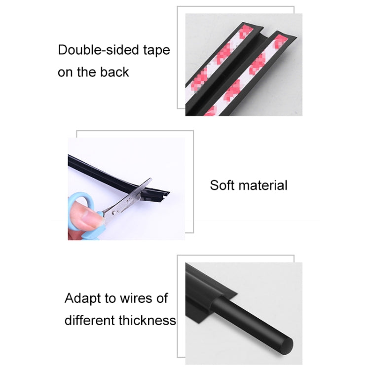 4 in 1 Concealed Car Wire Cover Beam Clamp Set - Booster Cable & Clip by PMC TechLife | Online Shopping South Africa | PMC TechLife | Buy Now Pay Later Mobicred