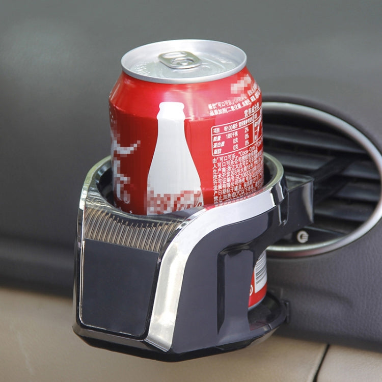 2 in 1 Car Air Outlet Magnetic Mount Beverage Cup Stand Phone Holder(Silver) - Car Drink Holders by PMC TechLife | Online Shopping South Africa | PMC TechLife | Buy Now Pay Later Mobicred