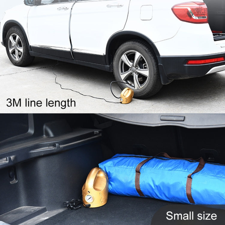 DC 12V 100W Four In One Portable  Car Tire Pump Inflatable Pump(Gold) - Inflatable Pump by PMC TechLife | Online Shopping South Africa | PMC TechLife