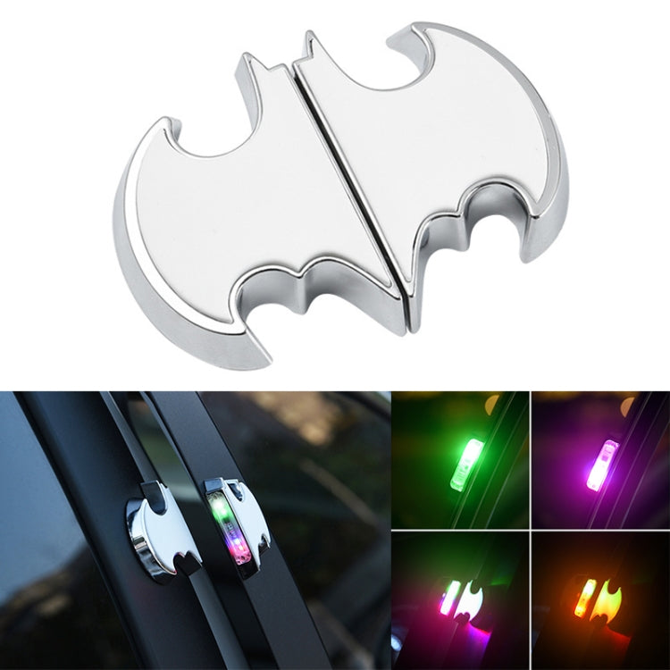 2 PCS Car LED Door Warning Lights Anti-collision Door Opening Lamp Flashing Lights (Silver) - Warning Lights by PMC TechLife | Online Shopping South Africa | PMC TechLife | Buy Now Pay Later Mobicred