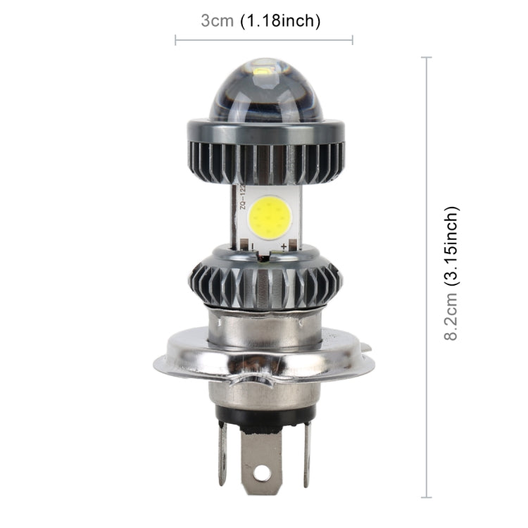 H4 DC9-18V / 4.7W (H)2.2W(L) / 6000K / 500LM Motorcycle LED Headlight with COB Lamp Beads - Headlights by PMC TechLife | Online Shopping South Africa | PMC TechLife | Buy Now Pay Later Mobicred