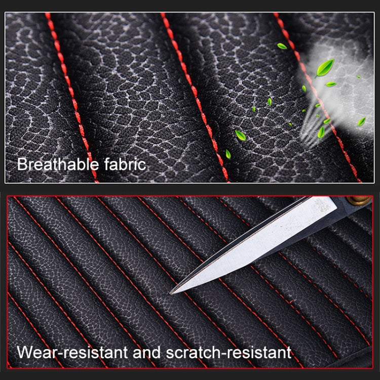 3 in 1 Car Seat Cushion Free Binding All Inclusive Seat Mat Set (Black) - Seat Accessories by PMC TechLife | Online Shopping South Africa | PMC TechLife | Buy Now Pay Later Mobicred