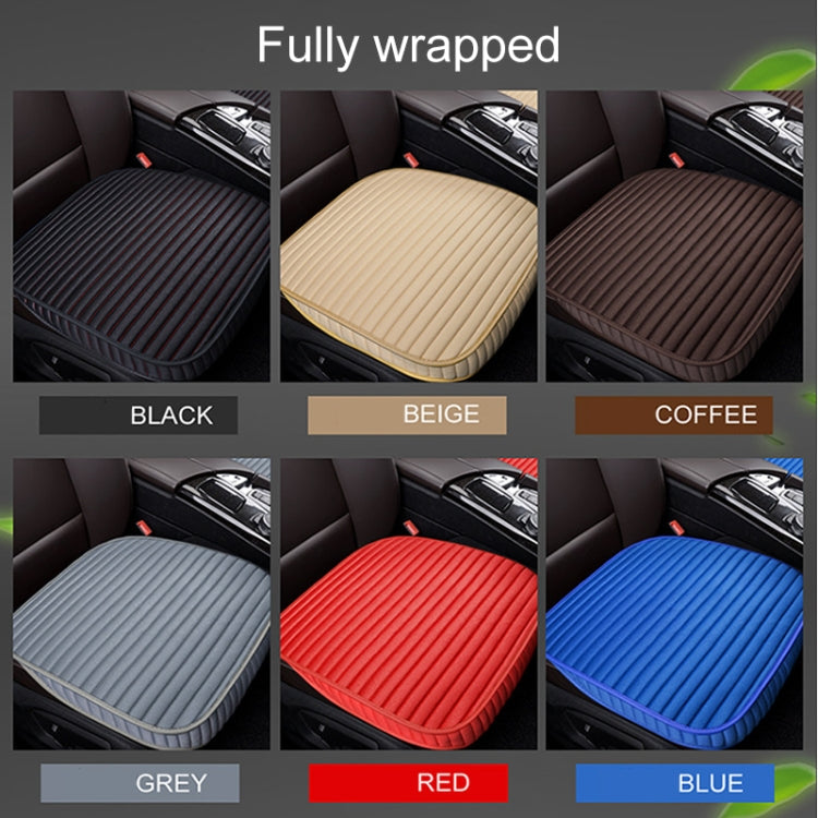 3 in 1 Car Seat Cushion Free Binding All Inclusive Seat Mat Set (Coffee) - Seat Accessories by PMC TechLife | Online Shopping South Africa | PMC TechLife | Buy Now Pay Later Mobicred