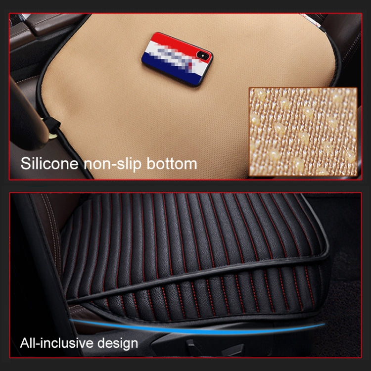 3 in 1 Car Seat Cushion Free Binding All Inclusive Seat Mat Set (Red) - Seat Accessories by PMC TechLife | Online Shopping South Africa | PMC TechLife | Buy Now Pay Later Mobicred