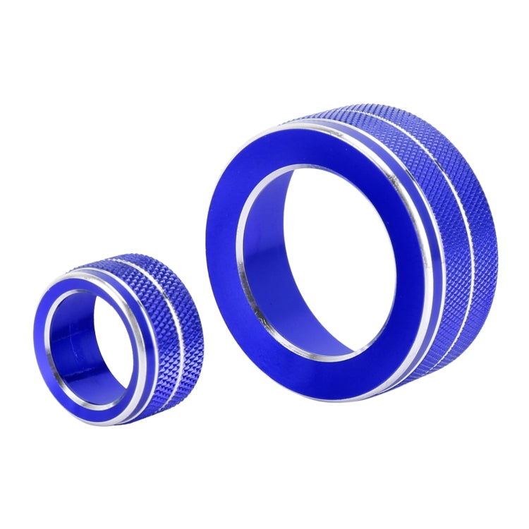 3 PCS Car Metal Air Conditioner Knob Case for Honda AVANCIER / URV (Blue) - free shipping - PMC TechLife - Order now!