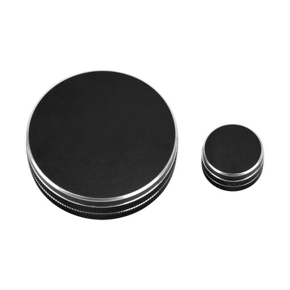 2 PCS Car Metal Central Control Knob Case for Cadillac (Black) - Decoration Rings by PMC Jewellery | Online Shopping South Africa | PMC Jewellery | Buy Now Pay Later Mobicred