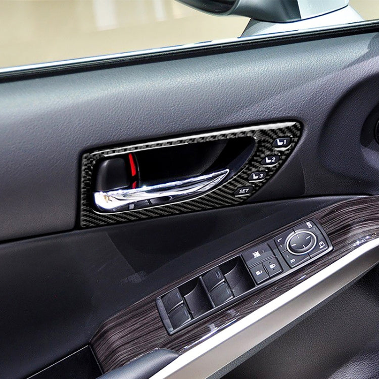 Car Carbon Fiber Front Door Handle Decorative Sticker for Lexus IS250 2013-, Left Drive A Style - Car Interior Mouldings by PMC TechLife | Online Shopping South Africa | PMC TechLife | Buy Now Pay Later Mobicred