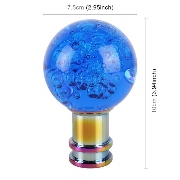 Universal Car Ball Shape Gear Head Gear Shift Knob (Blue) - Shift Knob by PMC Jewellery | Online Shopping South Africa | PMC Jewellery | Buy Now Pay Later Mobicred