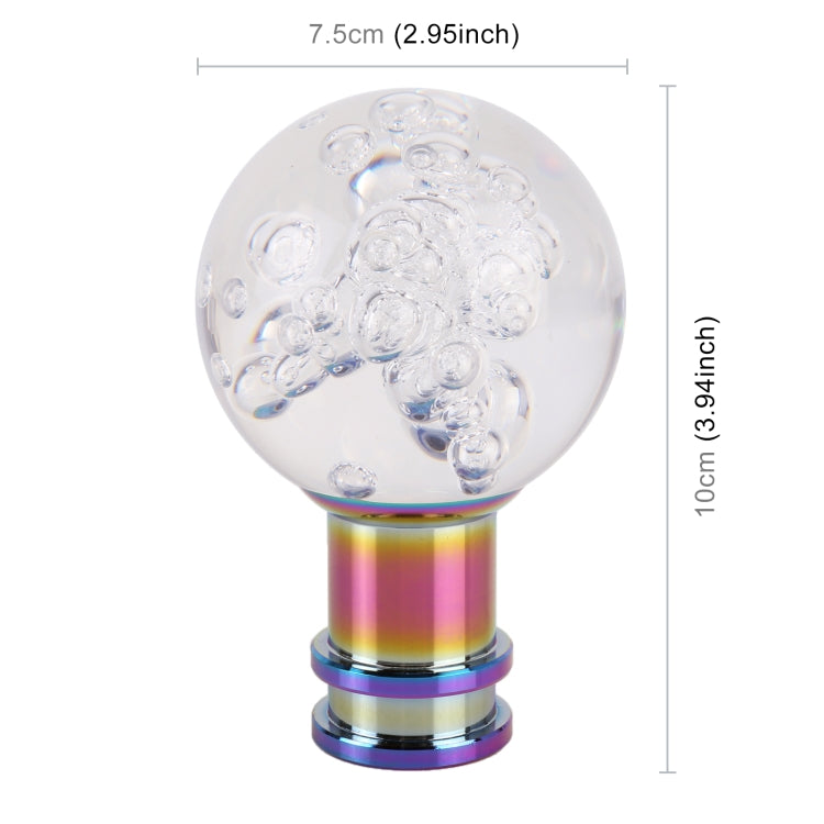 Universal Car Ball Shape Gear Head Gear Shift Knob (Transparent) - Shift Knob by PMC TechLife | Online Shopping South Africa | PMC TechLife | Buy Now Pay Later Mobicred
