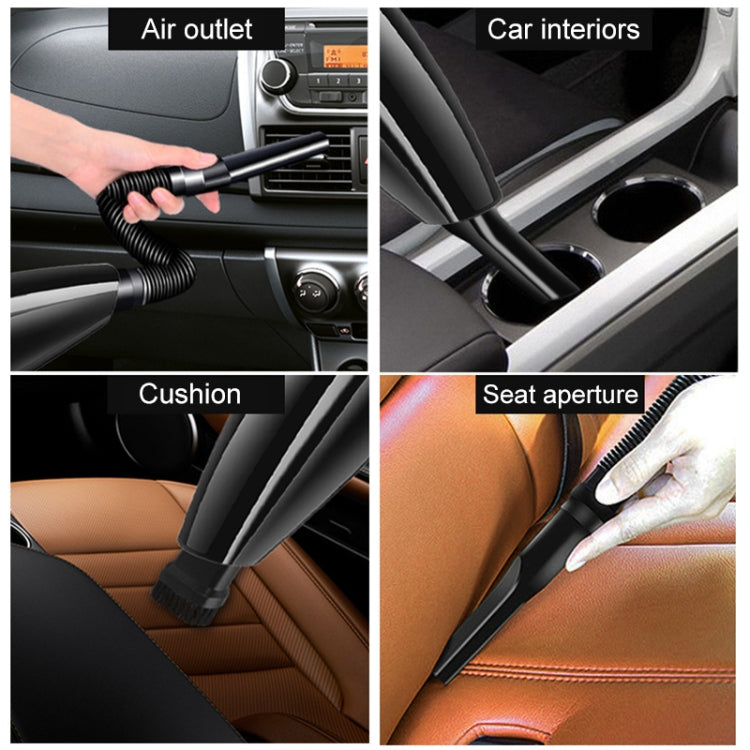 Eighth Generation Car Vacuum Cleaner 120W Wet and Dry Dual-use Strong Suction(Black) - Vacuum Cleaner by PMC TechLife | Online Shopping South Africa | PMC TechLife | Buy Now Pay Later Mobicred