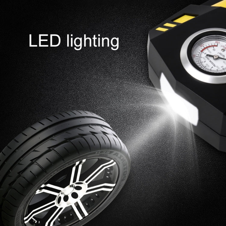 Car 12V Portable Inflatable Cylinder Pedal Pointer Air Pump with Light & Tool Box - Inflatable Pump by PMC TechLife | Online Shopping South Africa | PMC TechLife