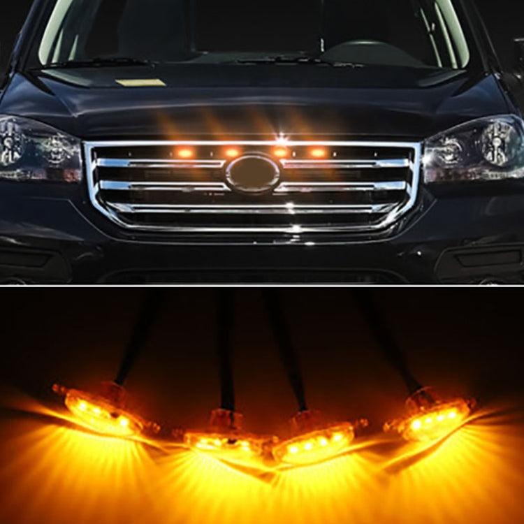 DC12V / 6W 4 in 1 Front Grille Warning Light for Ford Raptor F150 2017-2019 (Black) - Warning Lights by PMC TechLife | Online Shopping South Africa | PMC TechLife | Buy Now Pay Later Mobicred