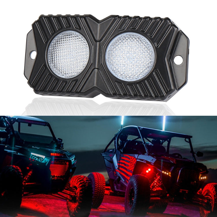 18W DC 12-24V 1.2A LED Double Row Car Bottom Light / Chassis Light / Yacht Deck Atmosphere Light (Red Light) - Decorative Lights by PMC Jewellery | Online Shopping South Africa | PMC Jewellery | Buy Now Pay Later Mobicred