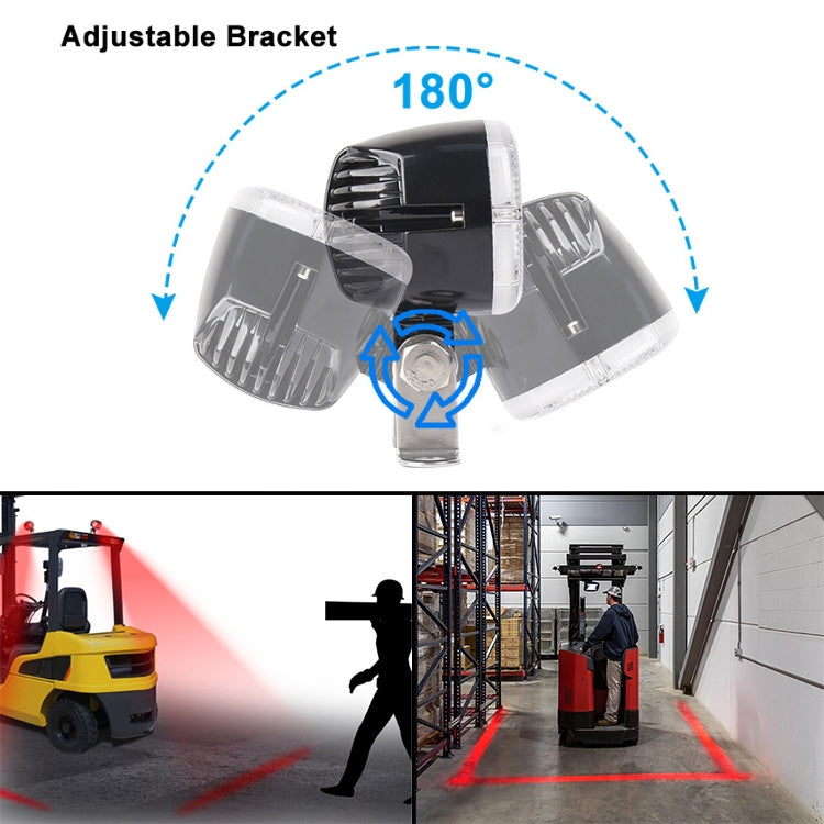 DC10-80V 10W IP67 900LM Car LED Forklift Warning Lights / Width Lights (Red Light) - free shipping - PMC TechLife - Order now!