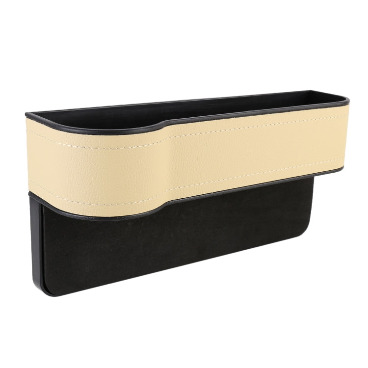 2 PCS Car Multi-functional Principal And Deputy Driver Seat Console Leather Box (Beige) - free shipping - PMC TechLife - Order now!