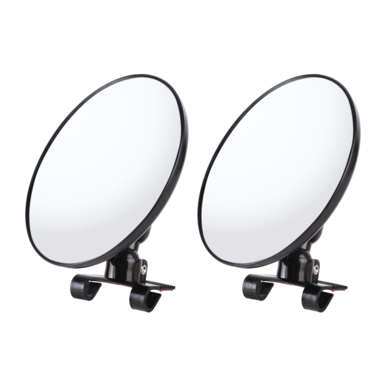 2 PCS Car Large Size Rearview Mirror Blind Spot Side Assistant Mirror (Black) - Convex Mirror & Accessories by PMC TechLife | Online Shopping South Africa | PMC TechLife | Buy Now Pay Later Mobicred