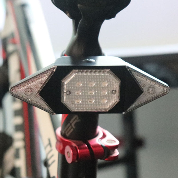 USB Rechargeable Bicycle Turn Light Wireless Remote Control Bike Tail Light - Taillights by PMC TechLife | Online Shopping South Africa | PMC TechLife | Buy Now Pay Later Mobicred