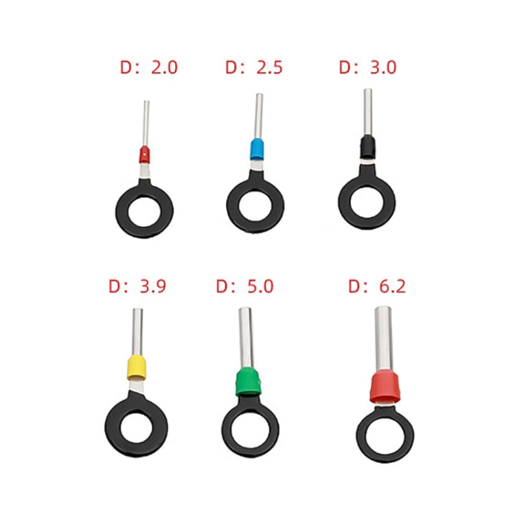 6 in 1 Car Plug Circuit Board Wire Harness Terminal Extraction Pick Connector Crimp Pin Back Needle Remove Tool - Booster Cable & Clip by PMC TechLife | Online Shopping South Africa | PMC TechLife | Buy Now Pay Later Mobicred