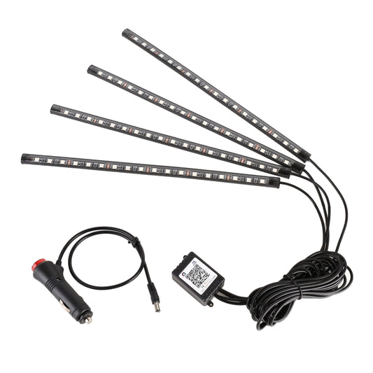 4 in 1 Universal Car Cigarette Lighter 8-color APP Control LED Atmosphere Light Decorative Lamp, with 18LEDs Lamps Cable Length: 1.5m - Atmosphere lights by PMC Jewellery | Online Shopping South Africa | PMC Jewellery | Buy Now Pay Later Mobicred