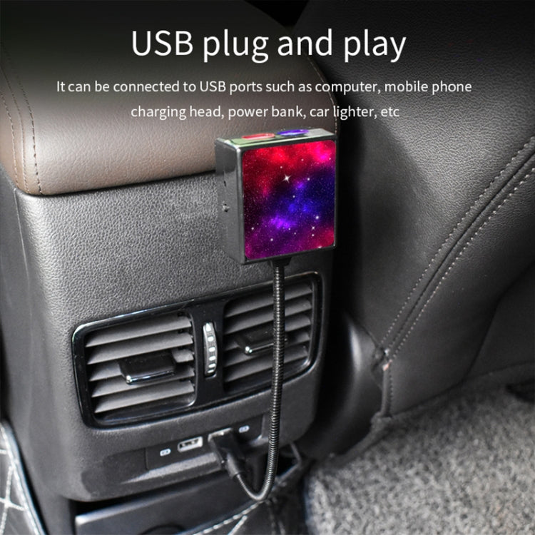 C208 5V 0.1W IPX4 USB Car Rotating Star Lights Red Green Starry Sky Atmosphere Lamp - Atmosphere lights by PMC Jewellery | Online Shopping South Africa | PMC Jewellery | Buy Now Pay Later Mobicred